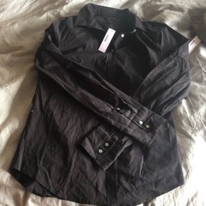 Black NWT J Crew Work Shirt
